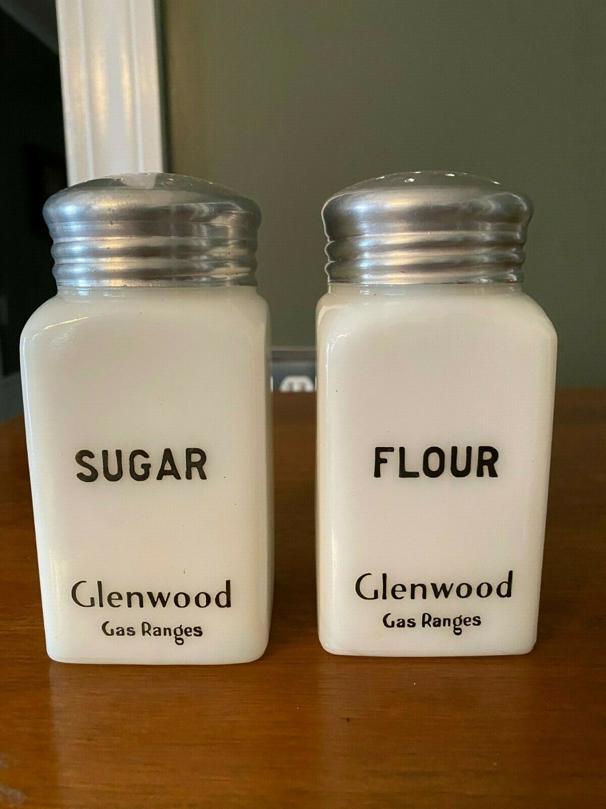 Glenwood Gas Ranges Flour & Sugar Shakers Mckee