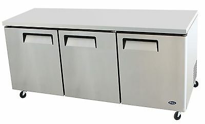 Atosa MGF8404, 72-Inch Three-Door Undercounter Refrigerator