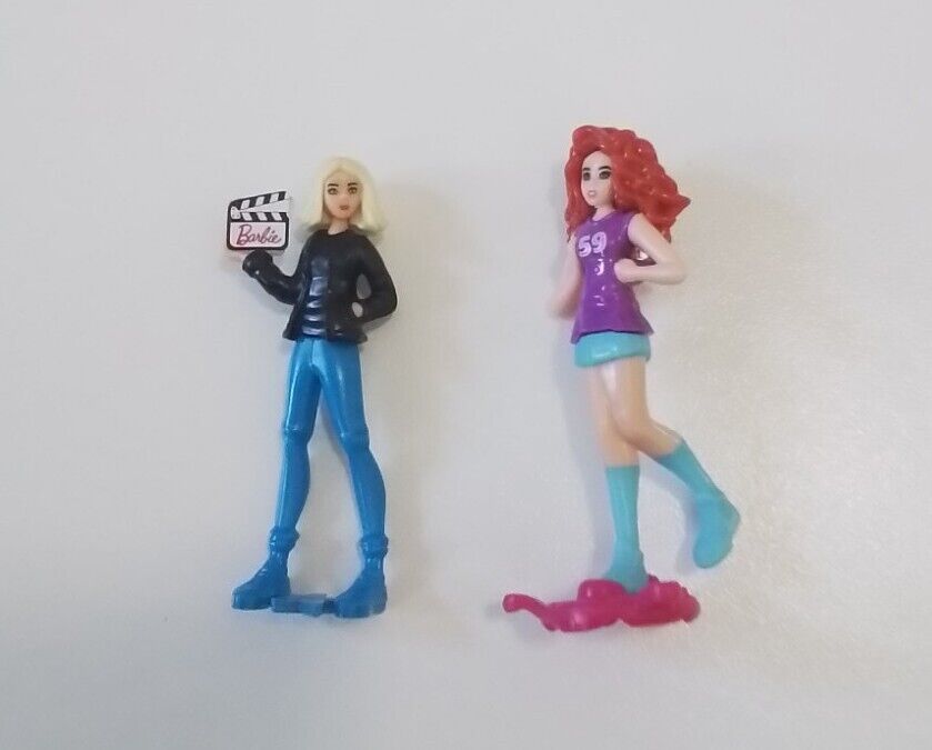 Kinder Joy You Can Be Anything Barbie Figure Mini Toy Lot Of 2