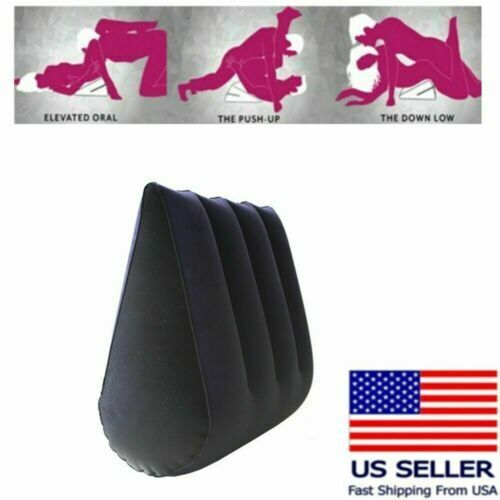 Inflatable Wedge Sex/aid Pillow Triangle, Love Position Cushion Couple Furniture