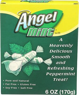 Angel Mints Original Peppermints Individually Wrapped All Natural 6 Oz